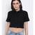 plain Black Cotton   Shirt