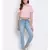 printed Pink Cotton   Shirt