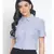 printed BLUE Cotton   Shirt