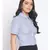 printed BLUE Cotton   Shirt