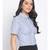 printed BLUE Cotton   Shirt