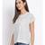printed White Cotton   Top