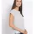 printed White Cotton   Top