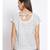 printed White Cotton   Top