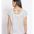 printed White Cotton   Top