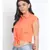 plain Peach Cotton   Shirt