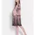 printed Brown Polyester   Dress
