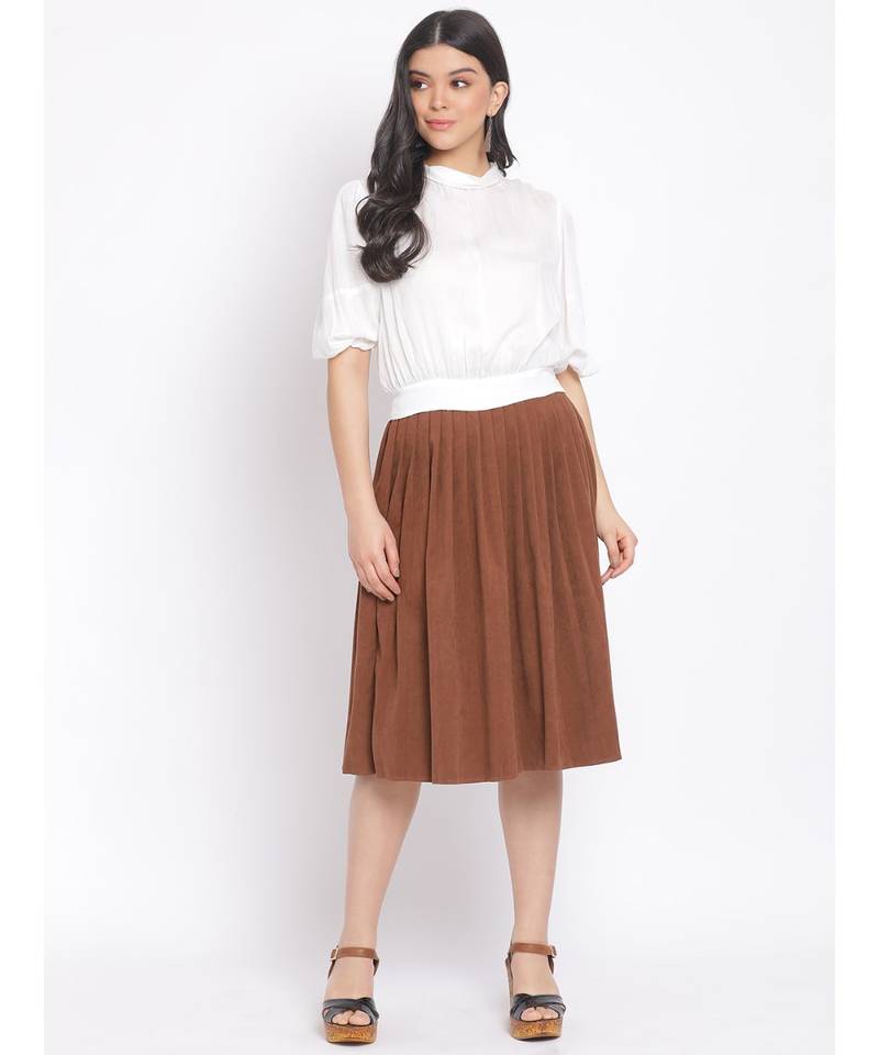 plain White Viscose   Top