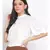plain White Viscose   Top