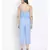 plain Blue Viscose   Jumpsuit