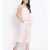 plain Peach Viscose   Jumpsuit