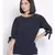 plain blue Polyester   Top