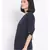 plain blue Polyester   Top