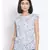 printed White Cotton   Top