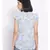 printed White Cotton   Top