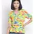printed Yellow Viscose   Top