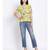 printed Yellow Viscose   Top