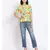 printed Yellow Viscose   Top