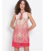 printed Multicolor Polyester   Dress