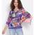printed Multicolor Polyester   Top