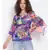 printed Multicolor Polyester   Top