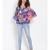 printed Multicolor Polyester   Top