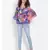 printed Multicolor Polyester   Top
