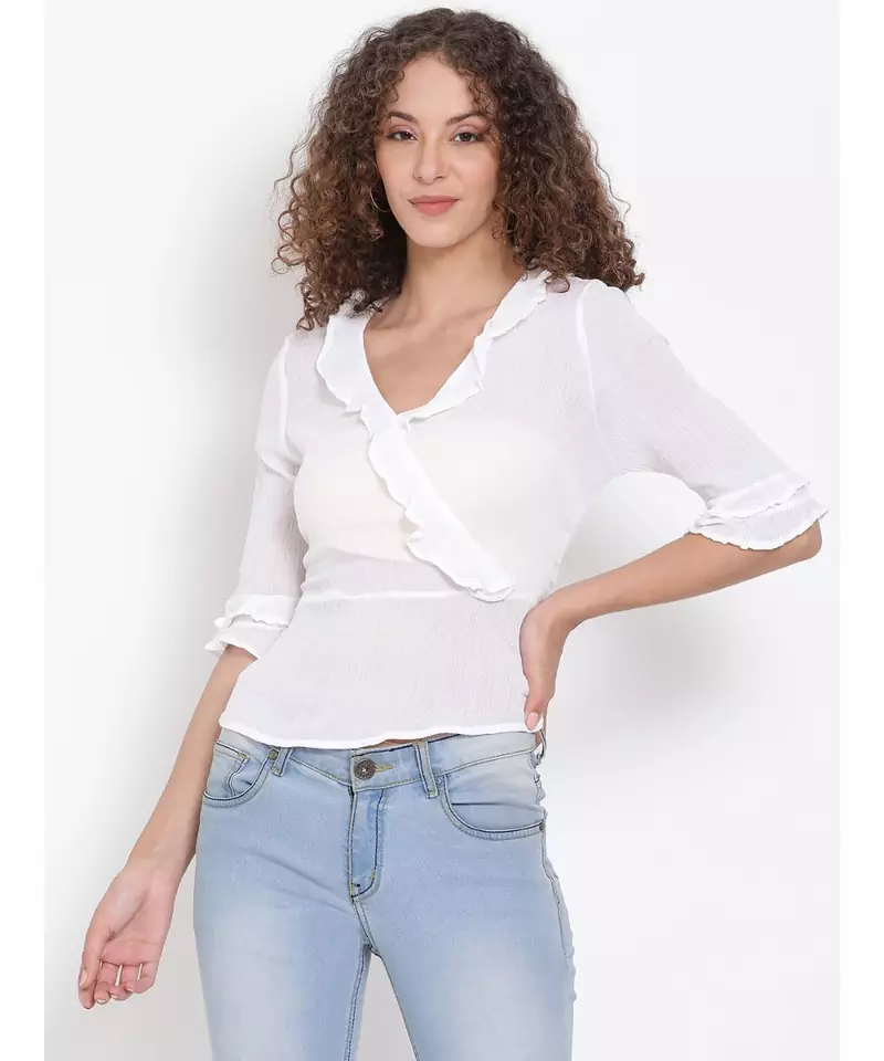 plain White Cotton   TOP
