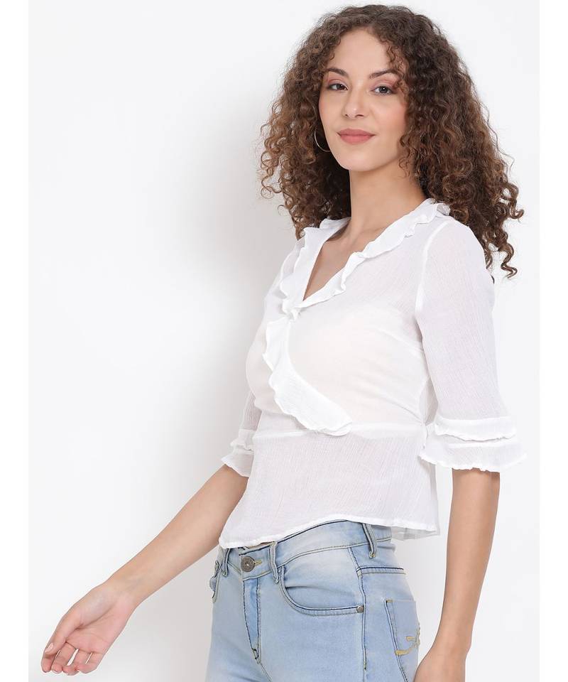 plain White Cotton   TOP