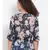 printed blue Polyester   Top