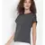 printed Black Polyester   Top