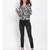 printed Black Cotton   TOP