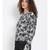 printed Black Cotton   TOP