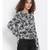 printed Black Cotton   TOP