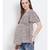 printed Grey Polyester   M Top