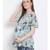 printed Multicolor Polyester   M Top