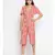 printed Red Polyester   Jumpsuit