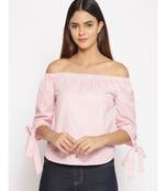 printed Pink Cotton   Top