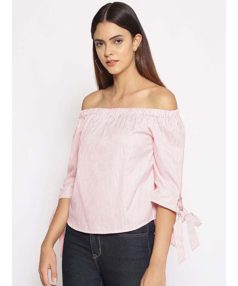 printed Pink Cotton   Top