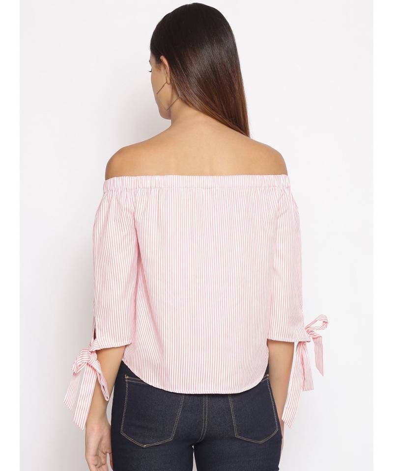 printed Pink Cotton   Top