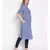 printed Blue Viscose   Tunic
