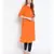 plain Orange Viscose   Tunic