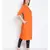 plain Orange Viscose   Tunic