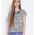 printed White Viscose   Top