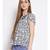 printed White Viscose   Top