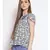 printed White Viscose   Top