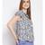 printed White Viscose   Top