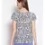 printed White Viscose   Top