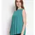 embroidered Green Viscose   Top