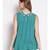 embroidered Green Viscose   Top